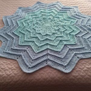 Handmade crochet lapghan/throw